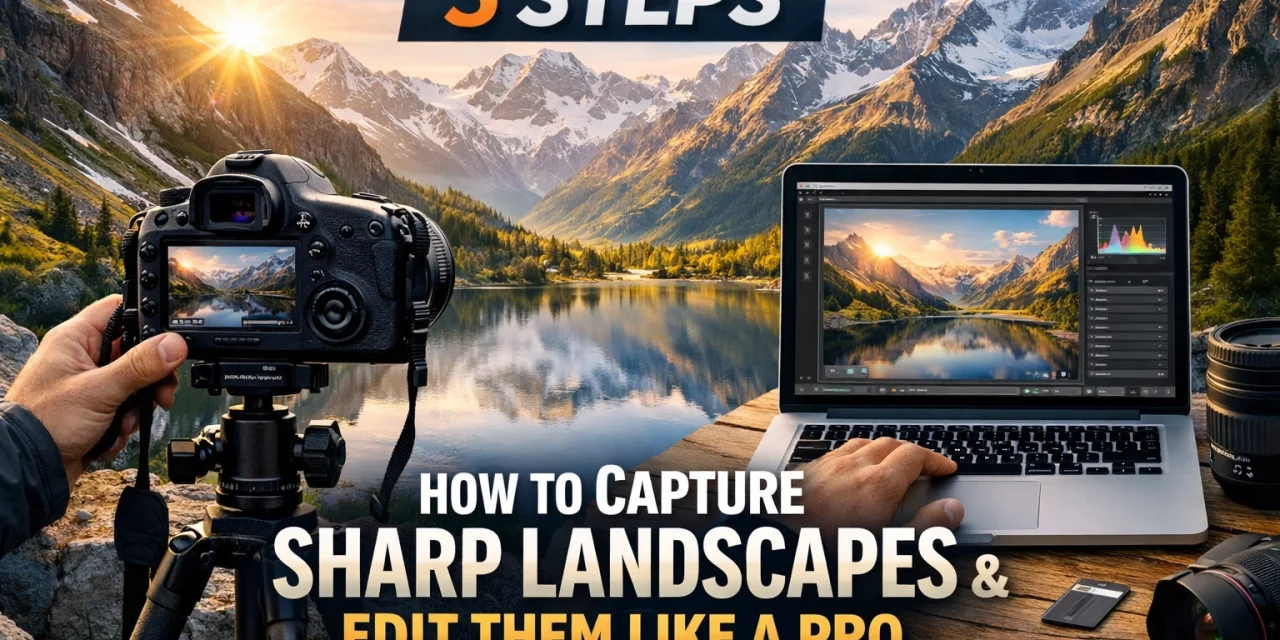 5 Steps How to Capture Sharp Landscapes and Edit Them Like a Pro (Easy Guide for Beginners)