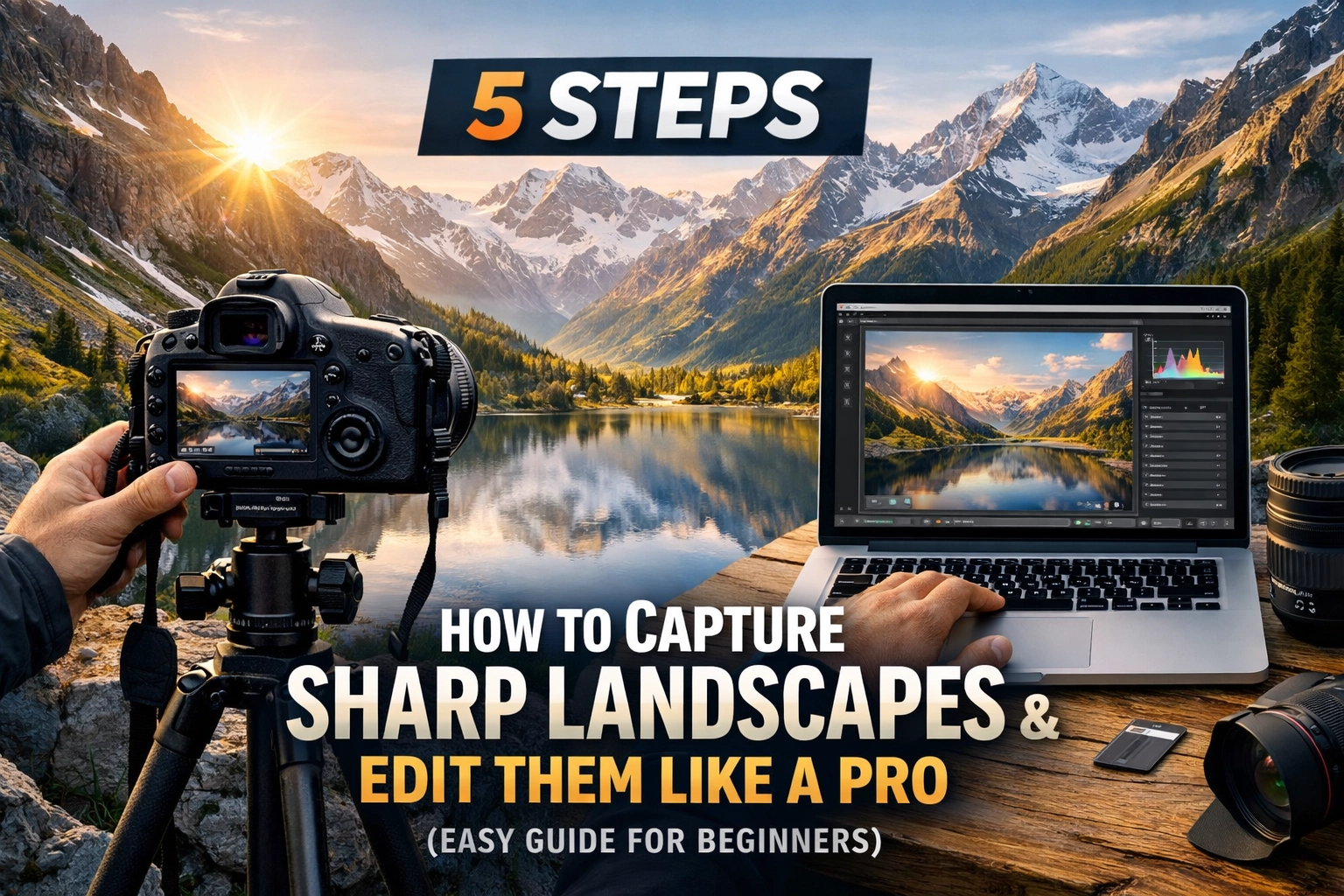 5 Steps How to Capture Sharp Landscapes and Edit Them Like a Pro (Easy Guide for Beginners)