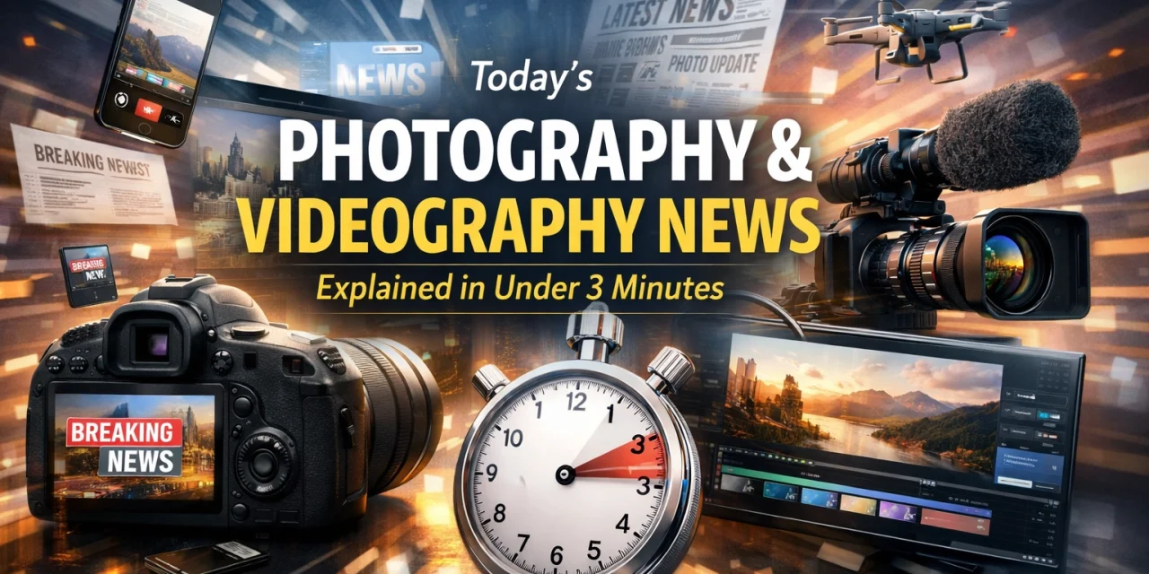 Today’s Photography & Videography News Explained in Under 3 Minutes