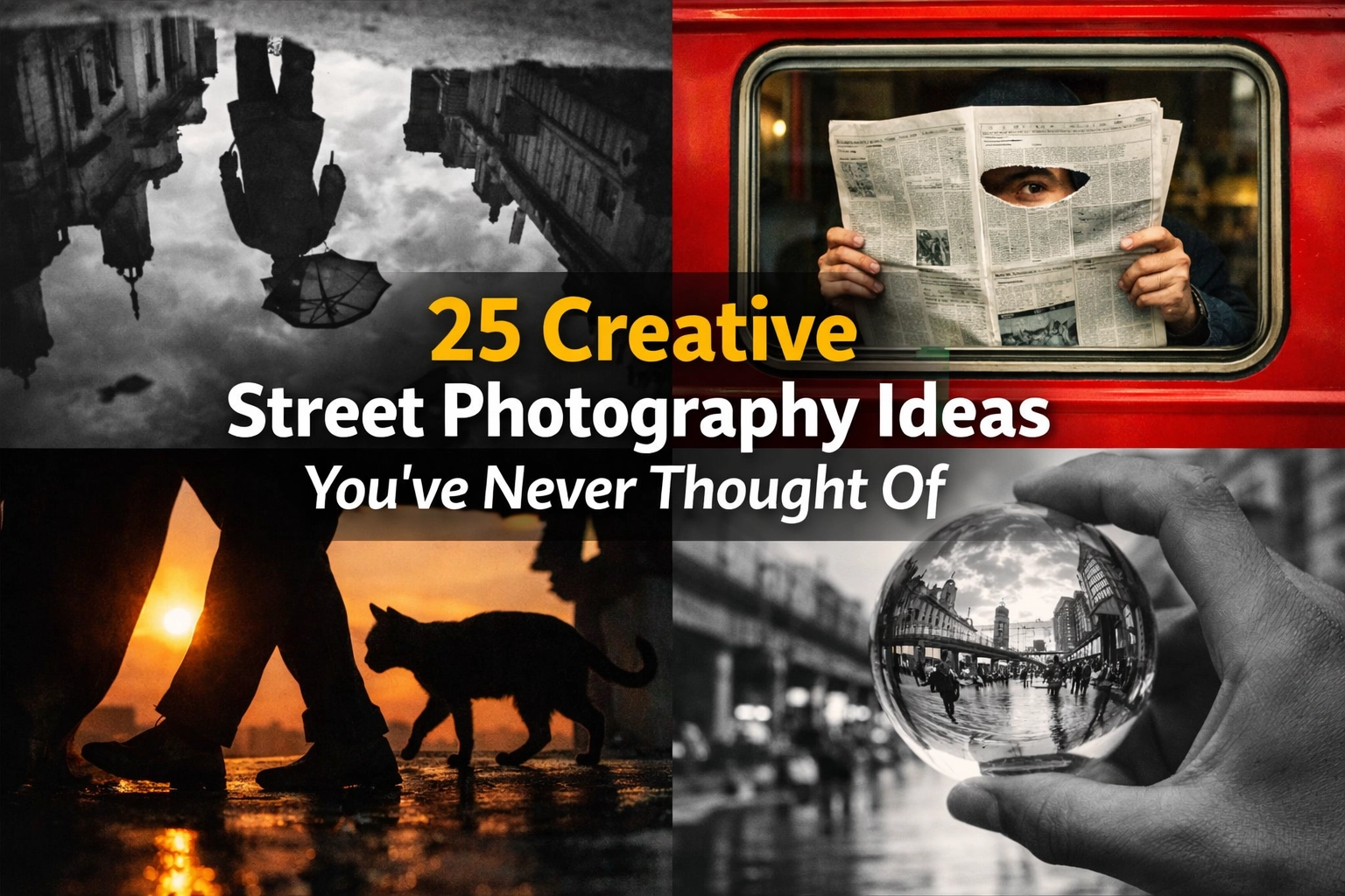 25 Creative Street Photography Ideas You’ve Never Thought Of