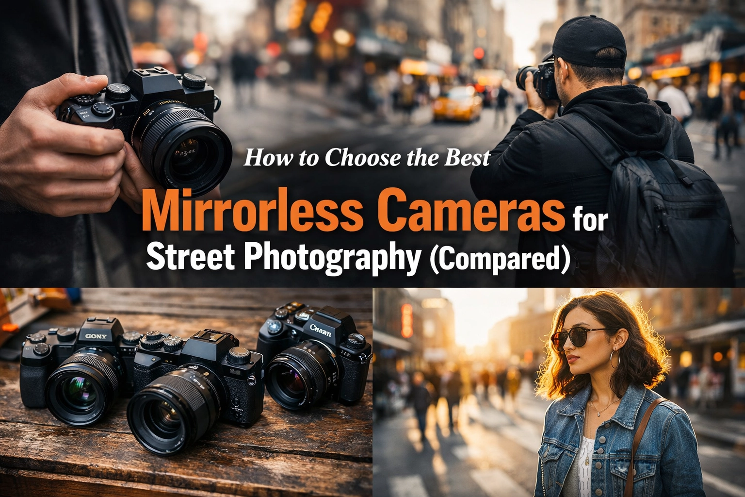 How to Choose the Best Mirrorless Cameras for Street Photography (Compared)