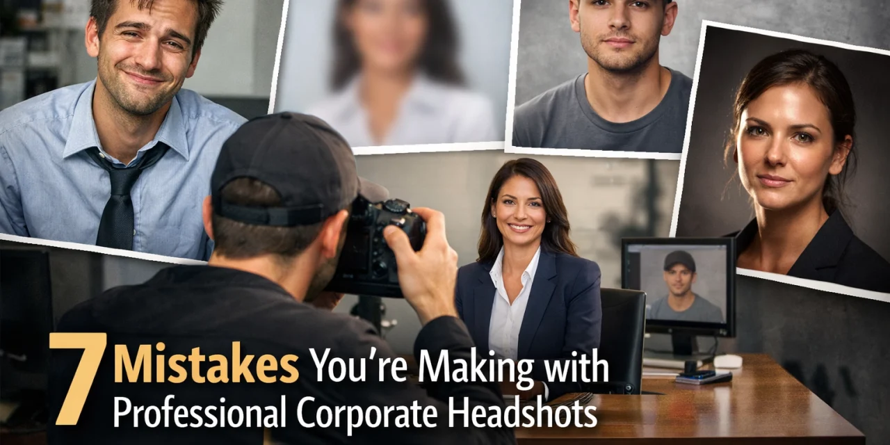 7 Mistakes You’re Making with Professional Corporate Headshots (and How to Fix Them)