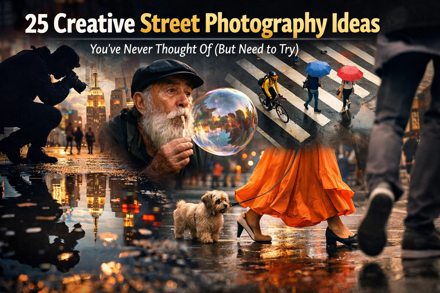 25 Creative Street Photography Ideas You’ve Never Thought Of (But Need to Try)