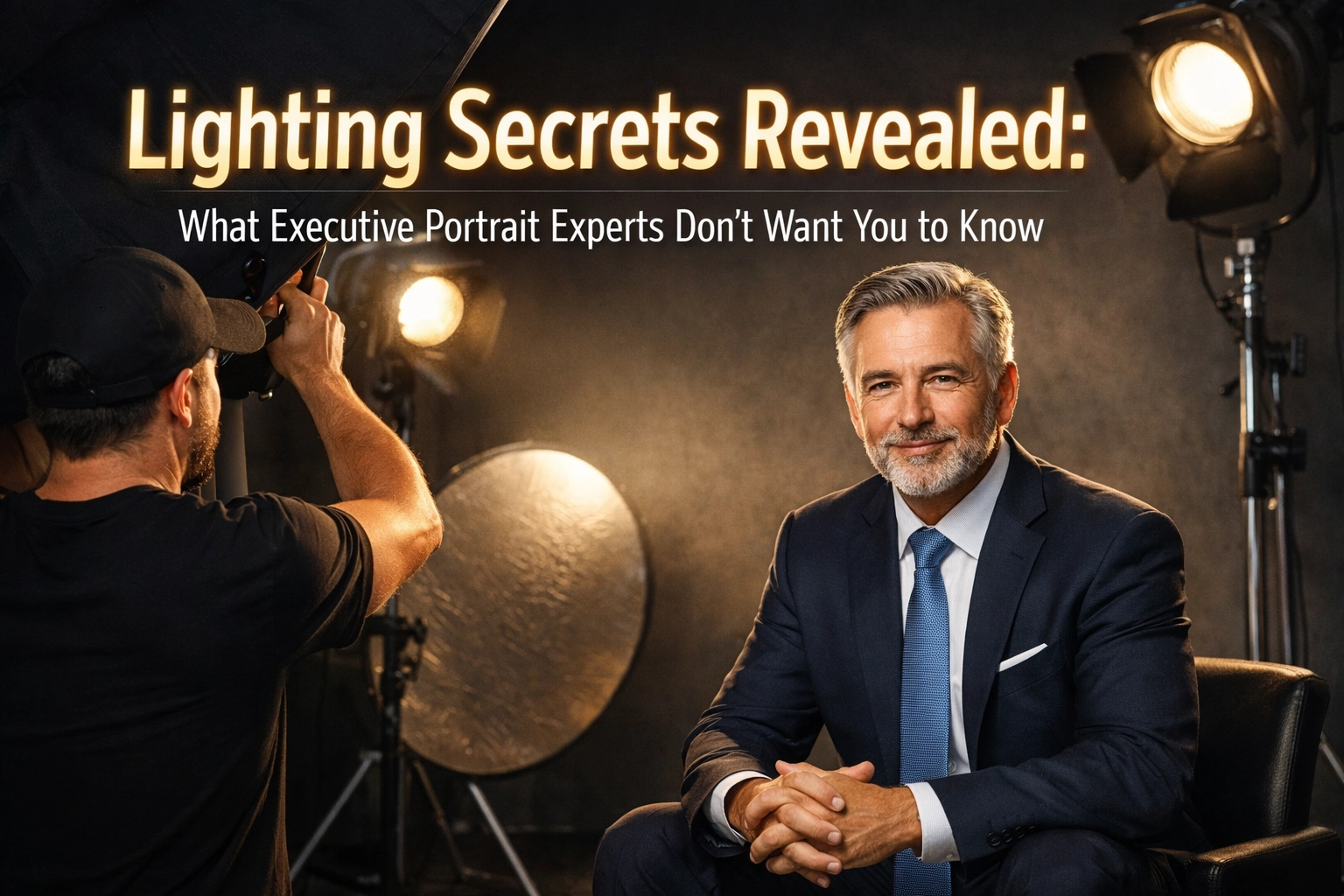 Lighting Secrets Revealed: What Executive Portrait Experts Don’t Want You to Know