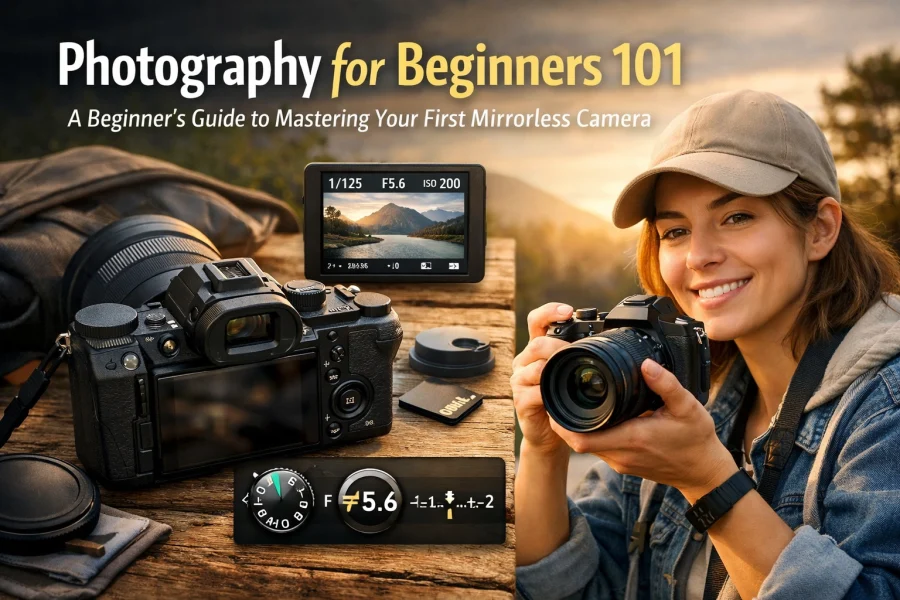 Photography for Beginners 101: A Beginner’s Guide to Mastering Your First Mirrorless Camera