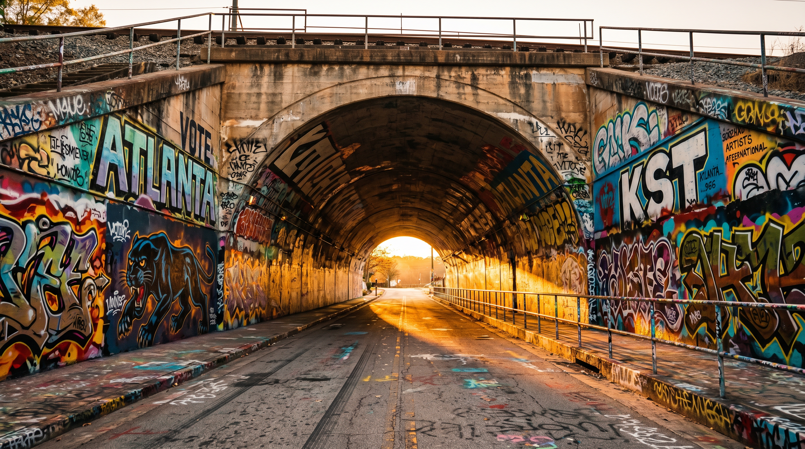 Krog Street Tunnel — Street Art Gallery Atlanta photography sample