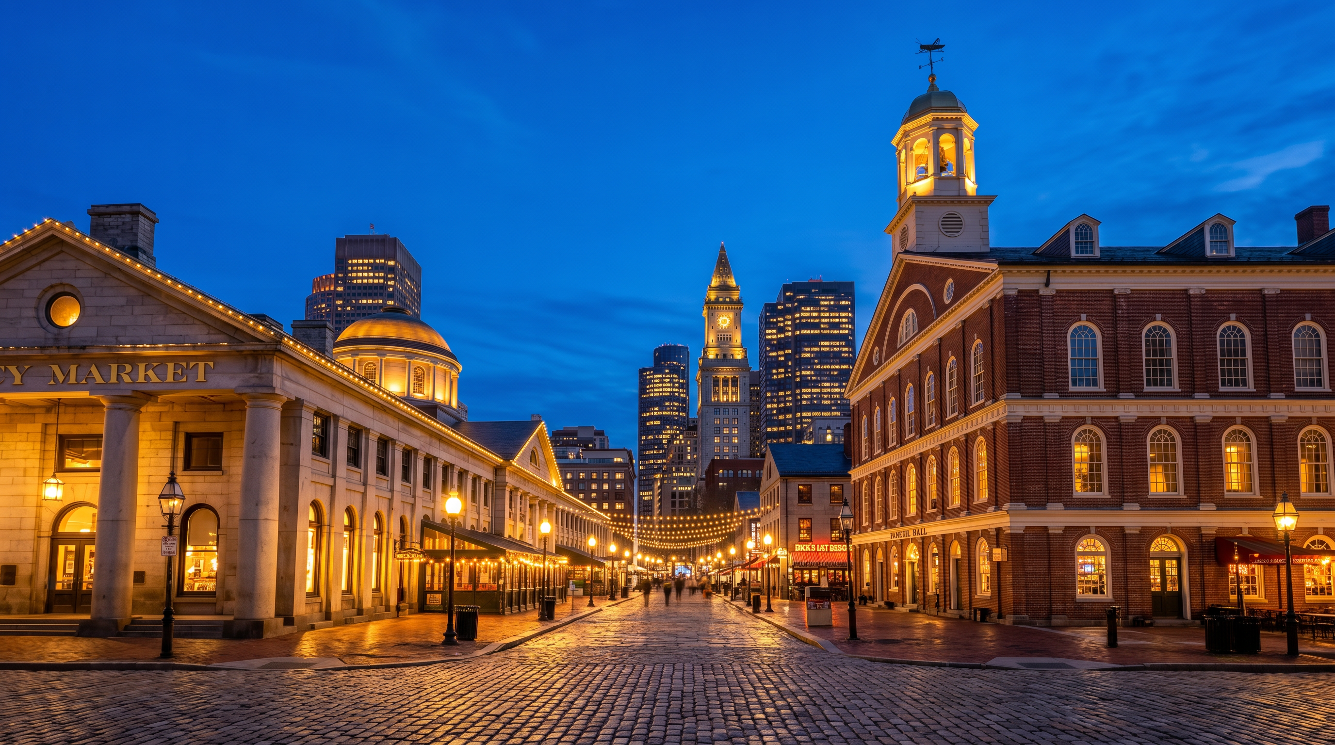 Faneuil Hall & Quincy Market Boston photography sample