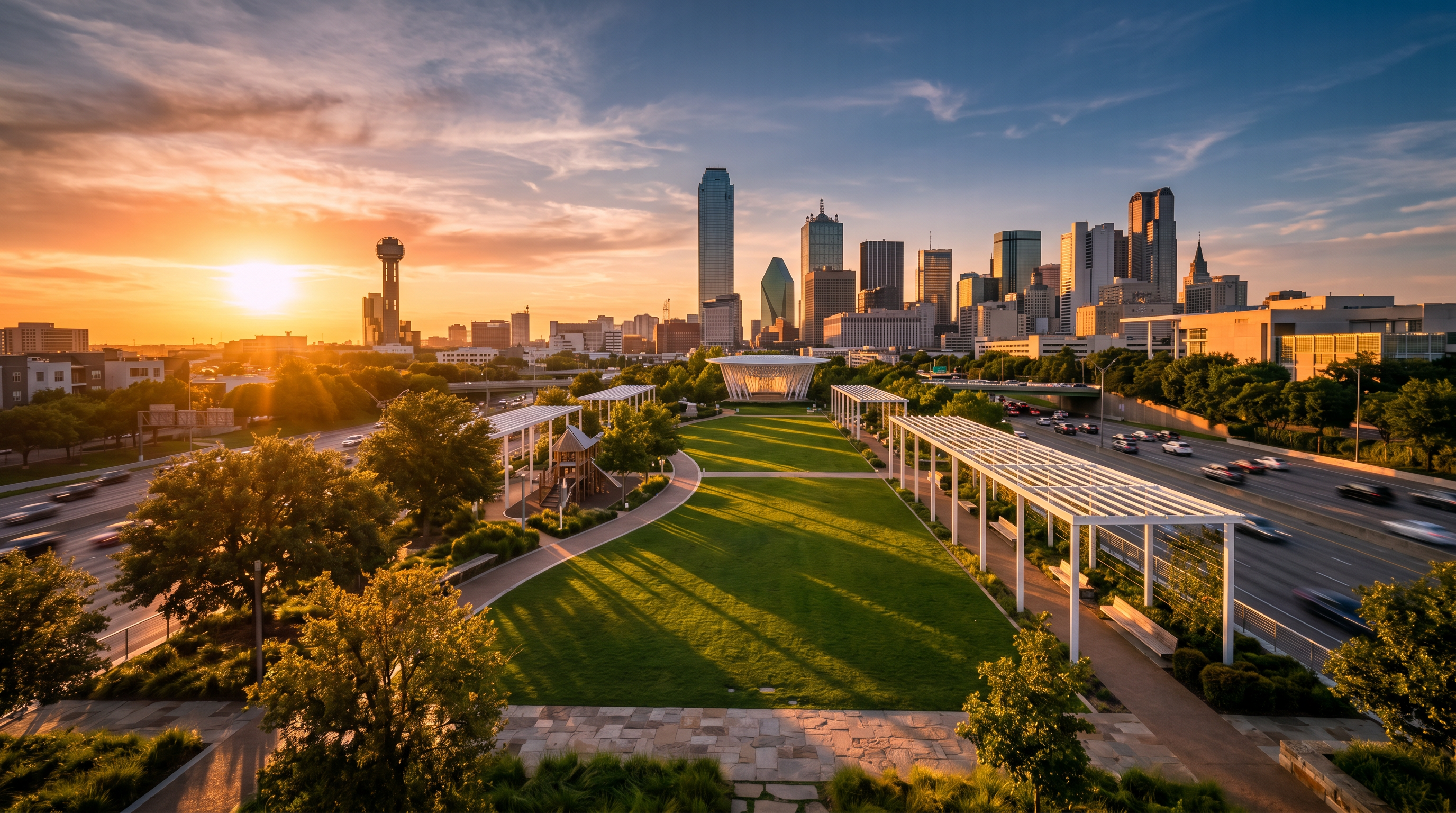 Klyde Warren Park Dallas photography sample