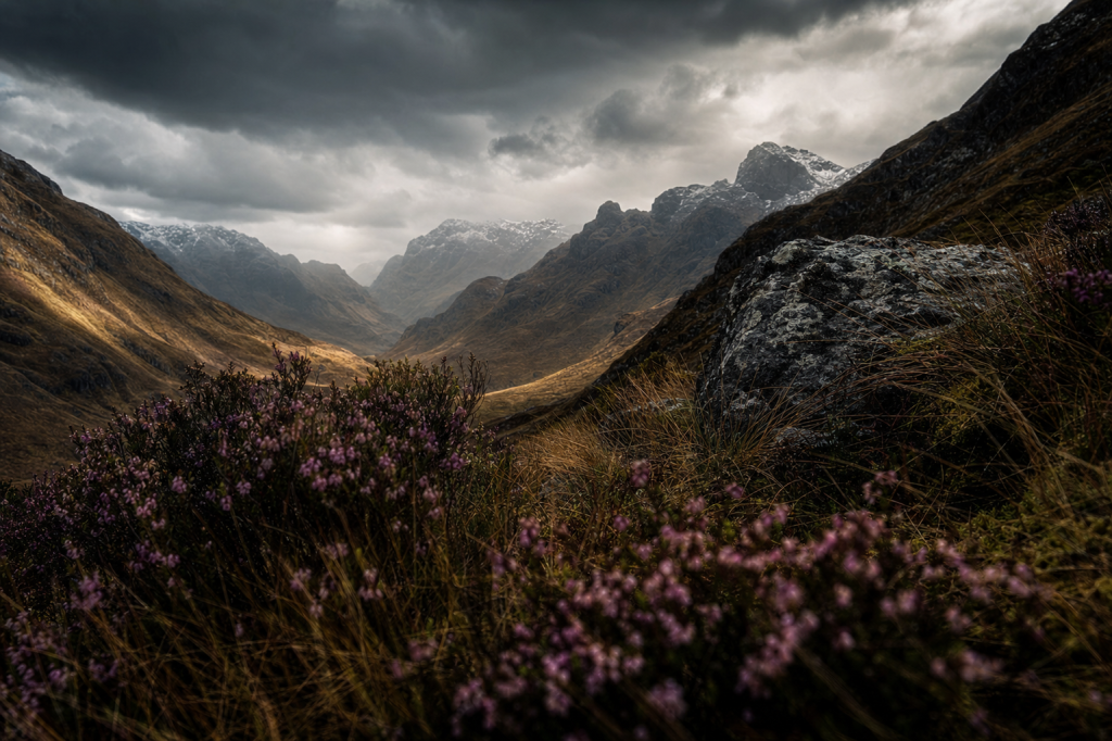 Atmospheric scene related to Dark and moody Lightroom presets download free, soft directional light