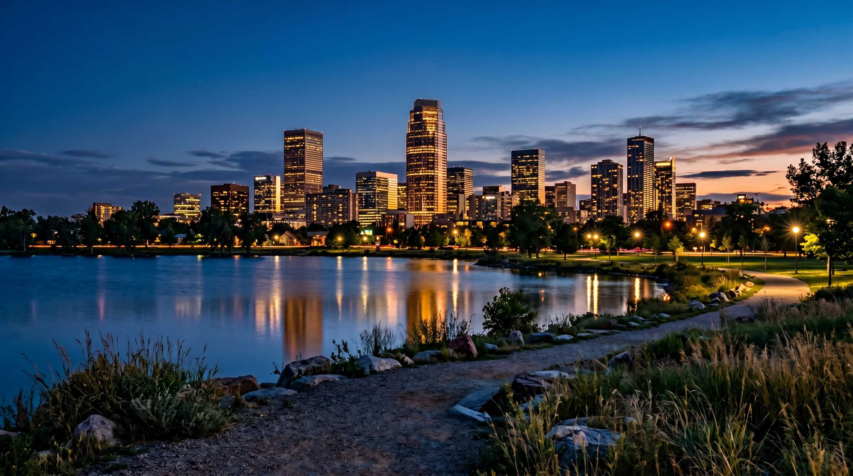 Sloan's Lake — Southeast Shore Skyline Viewpoint — from the Denver Photographer's Guide