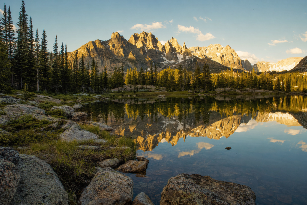 Environmental portrait in a real-world setting, natural ambient light, storytelling composition