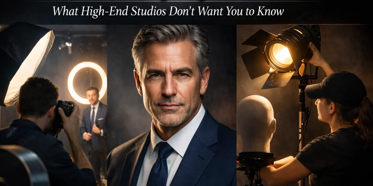 Executive Portrait Lighting Secrets Revealed: What High-End Studios Don’t Want You to Know