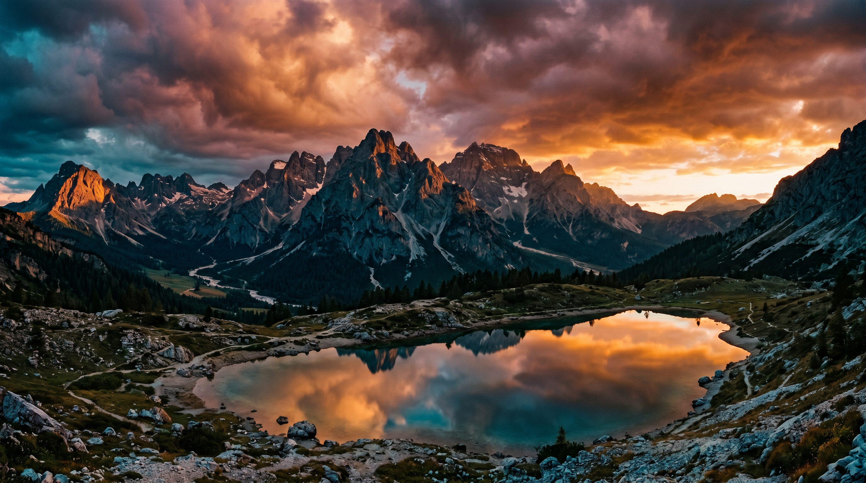 Landscape Cityscape Drone Lightroom Presets — mountain sunset after