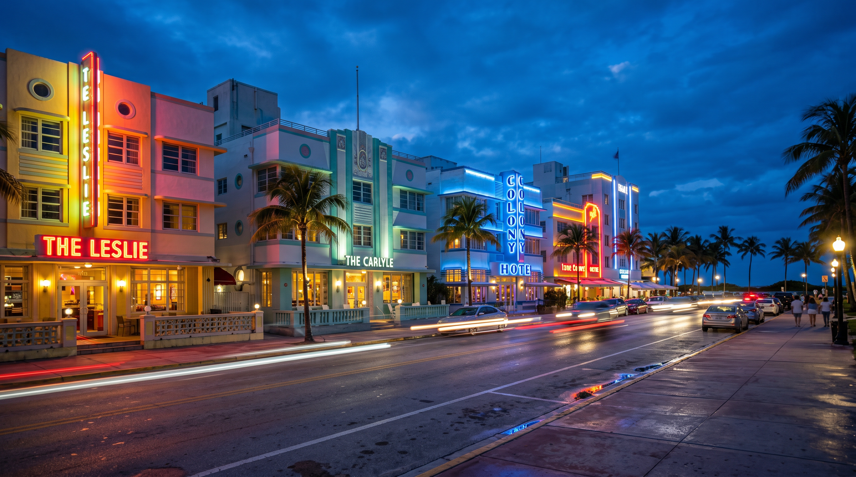 Ocean Drive Art Deco Historic District — from the Miami Photographer's Guide
