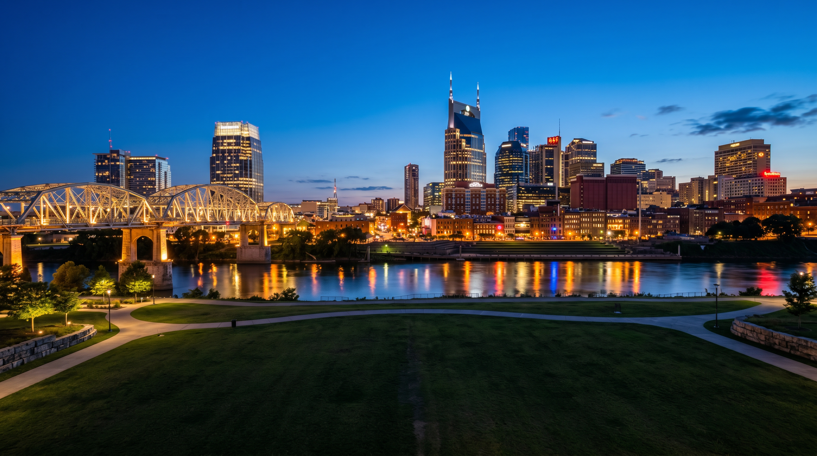 Cumberland Park — Skyline Lawn & Waterfront Nashville photography sample