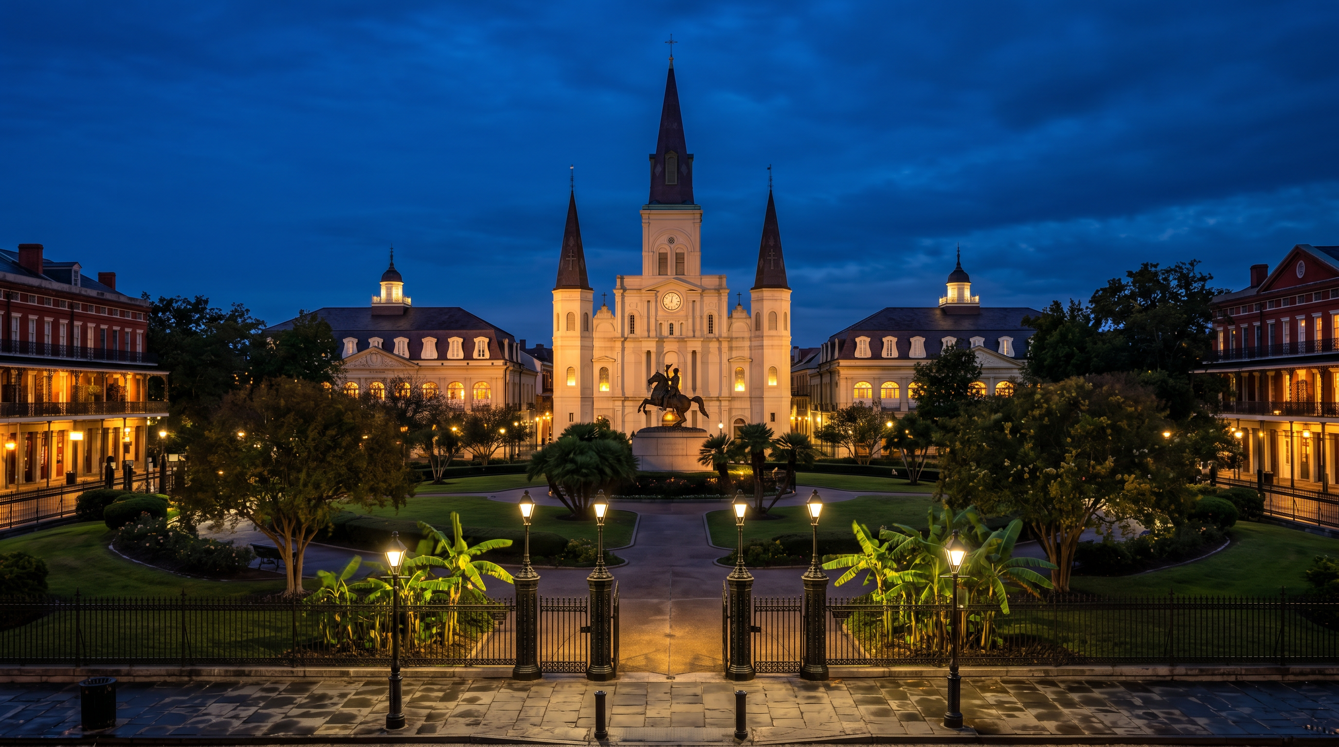 Jackson Square + St. Louis Cathedral — from the New Orleans Photographer's Guide