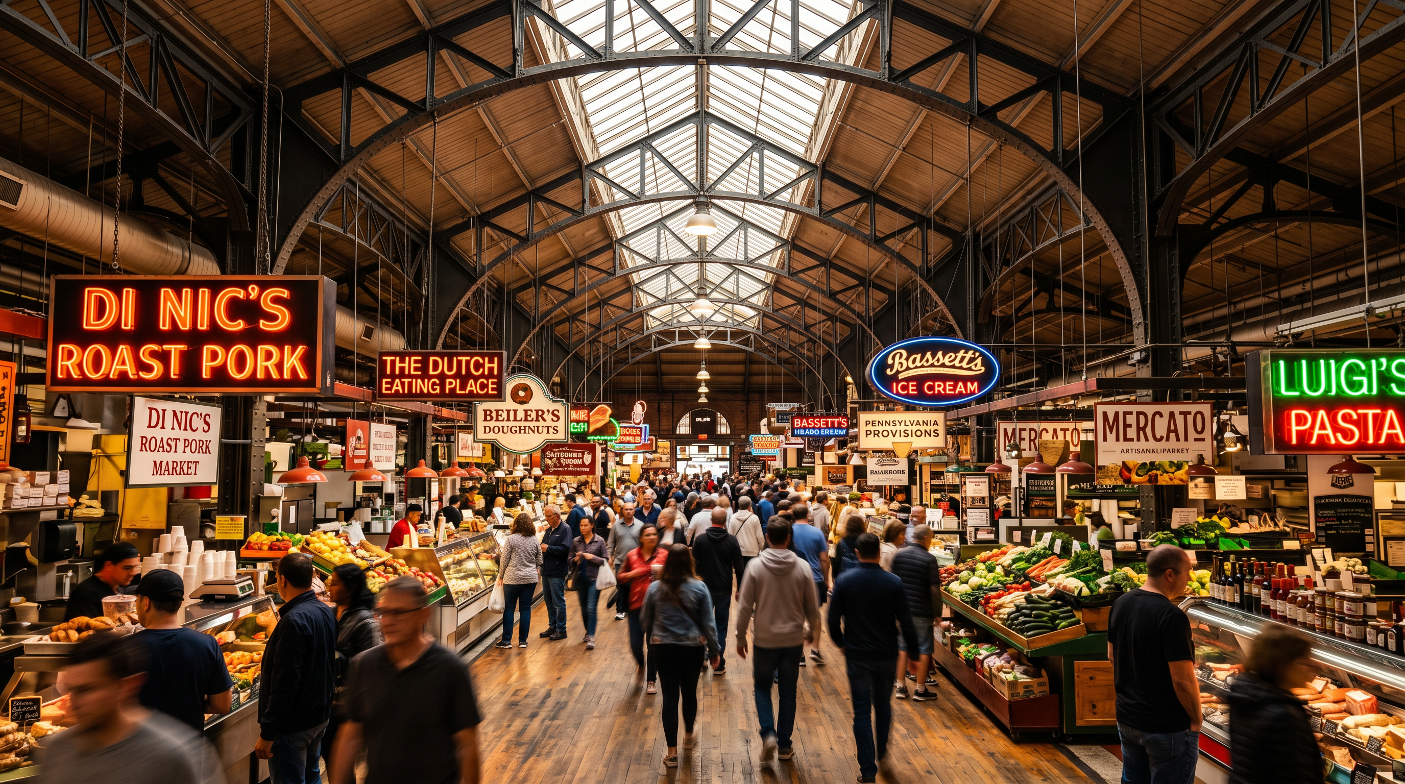Reading Terminal Market — Interior Philadelphia photography sample