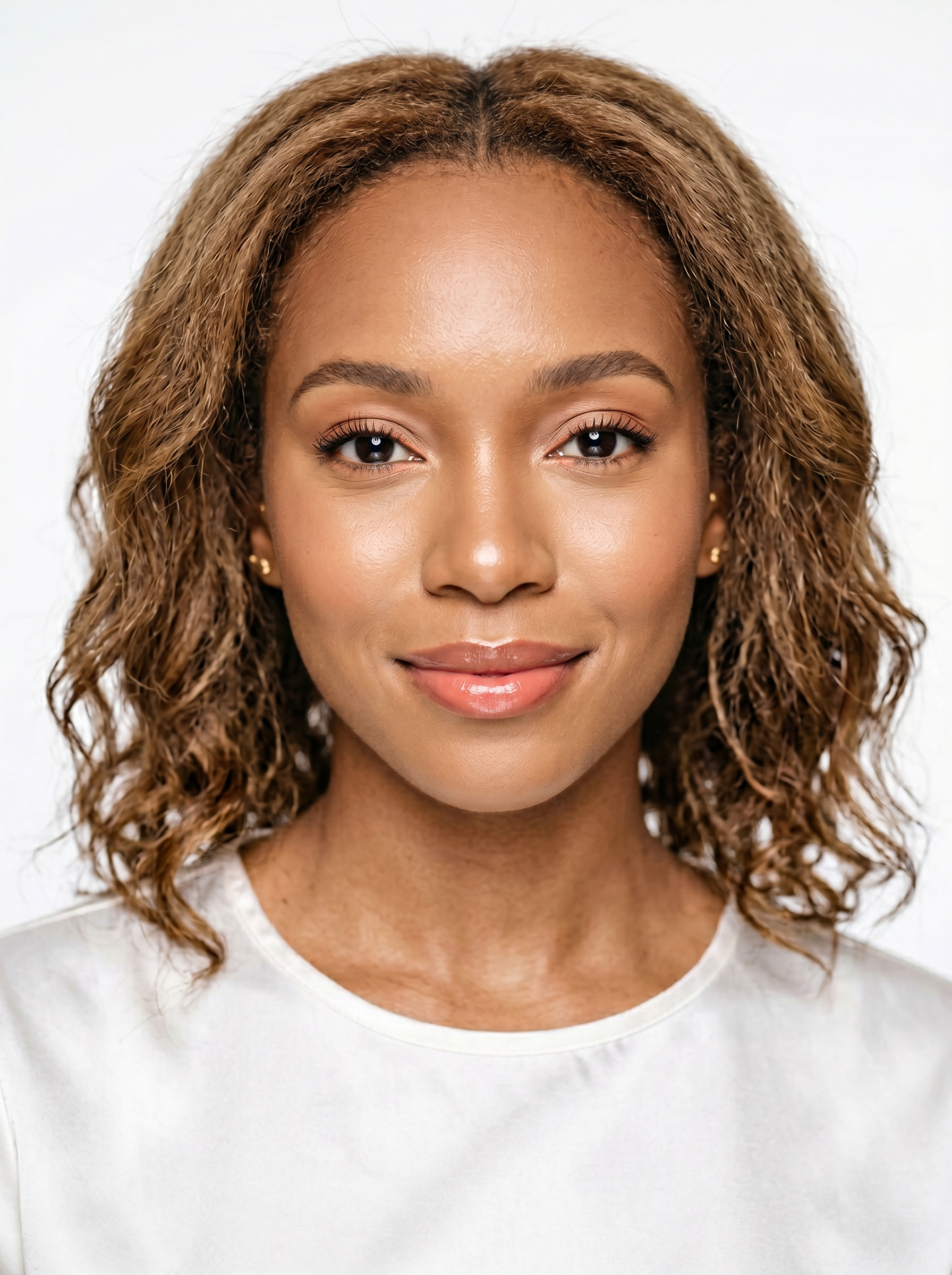 Beauty headshot after preset