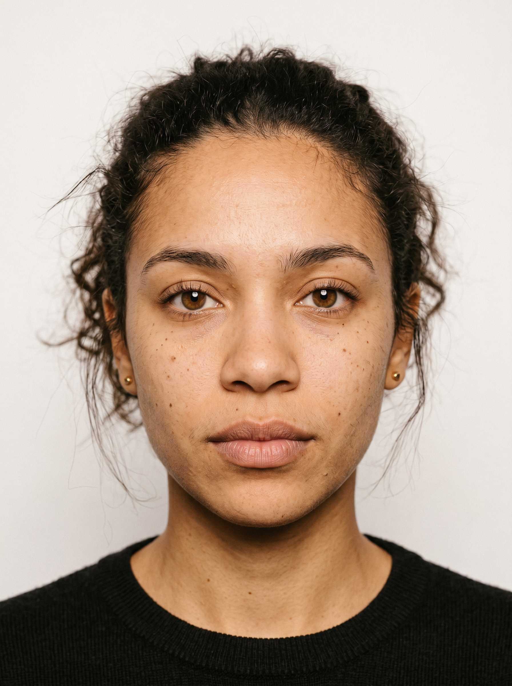 Beauty headshot before preset