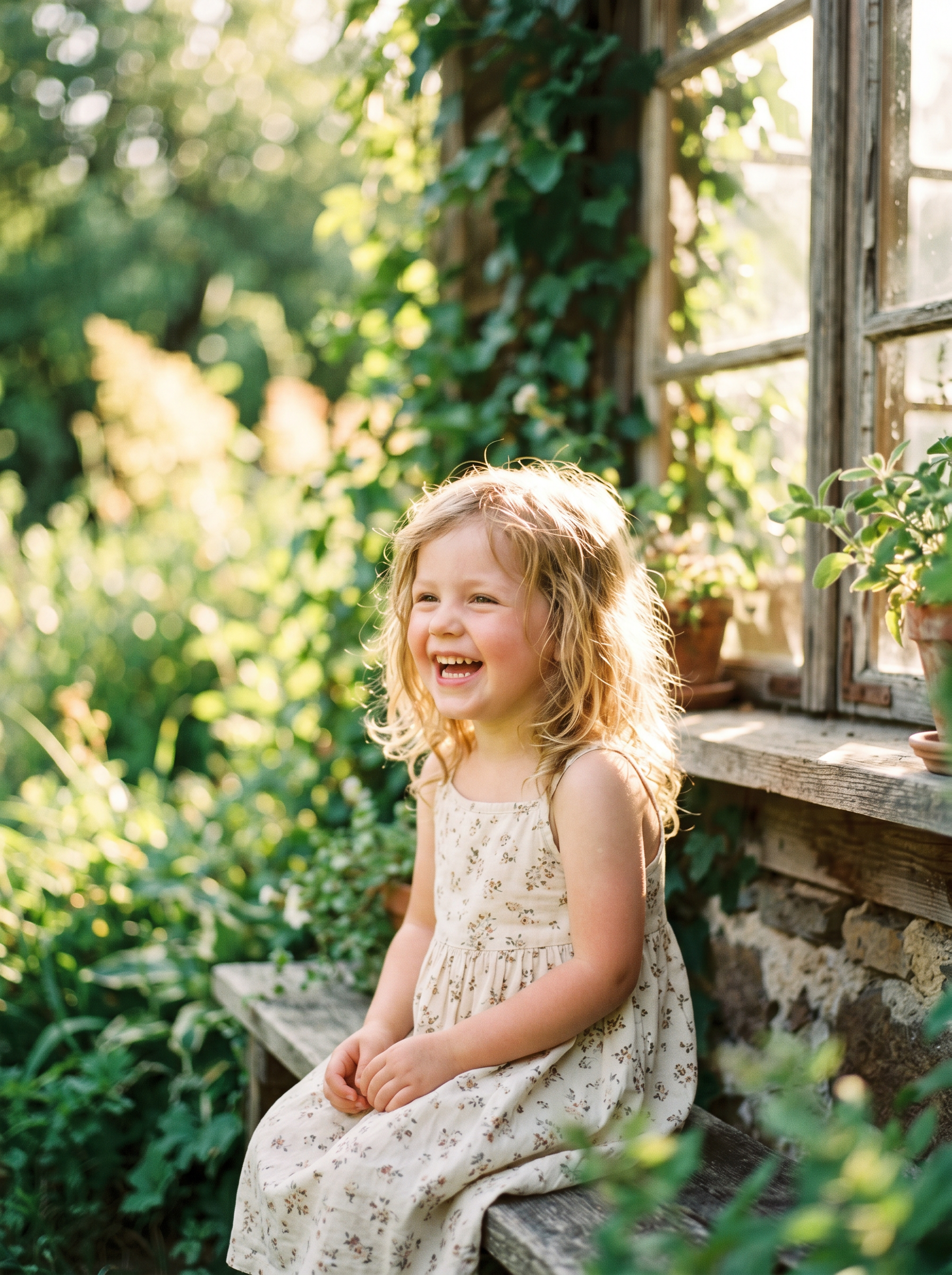 Child natural light after preset