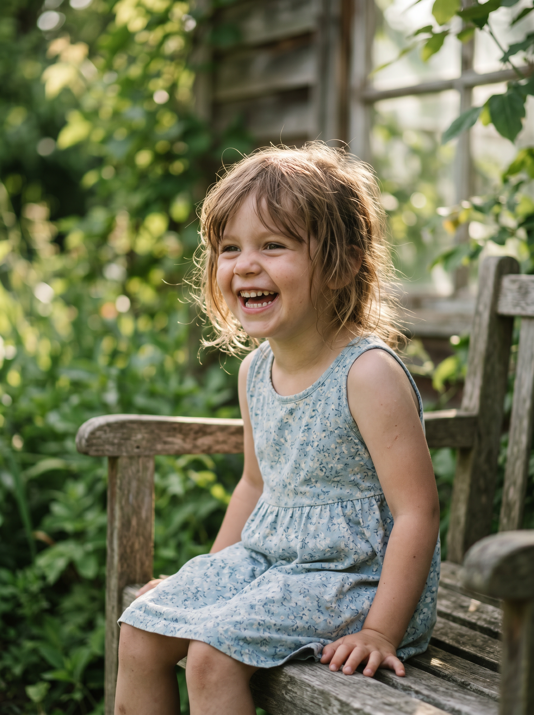 Child natural light before preset