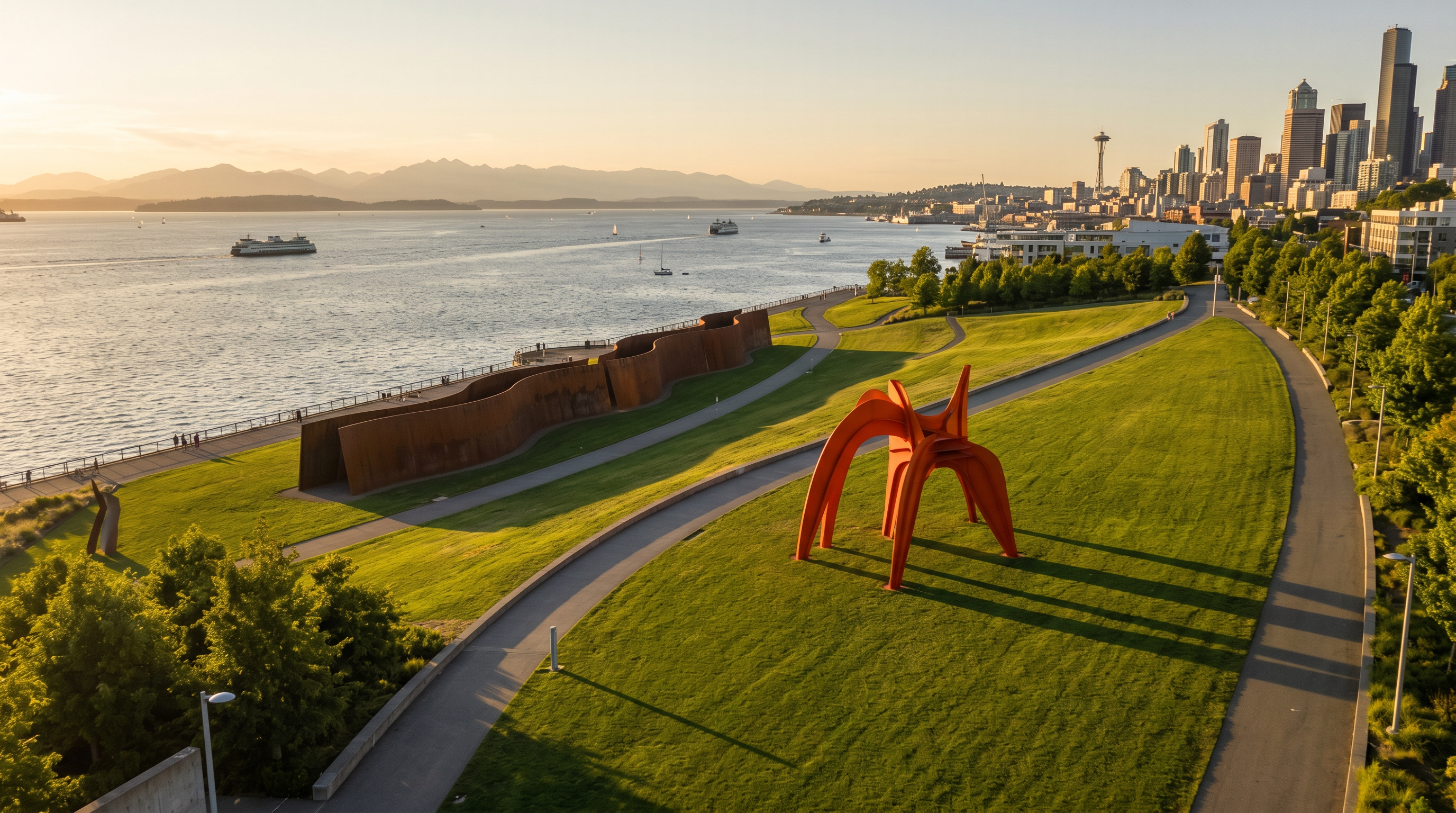 Olympic Sculpture Park Seattle photography sample