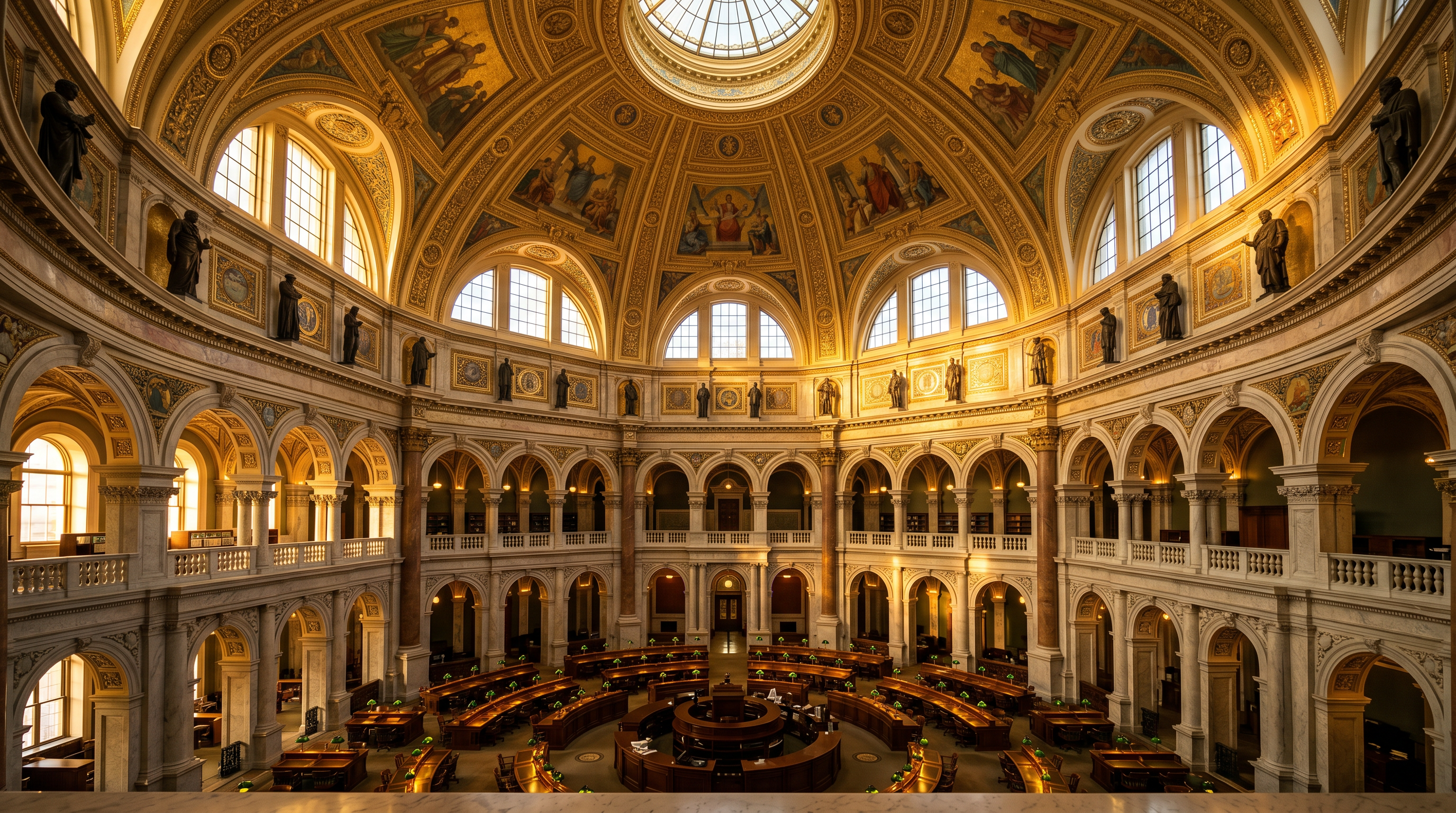 Library of Congress — Main Reading Room Interior Washington, D.C. photography sample