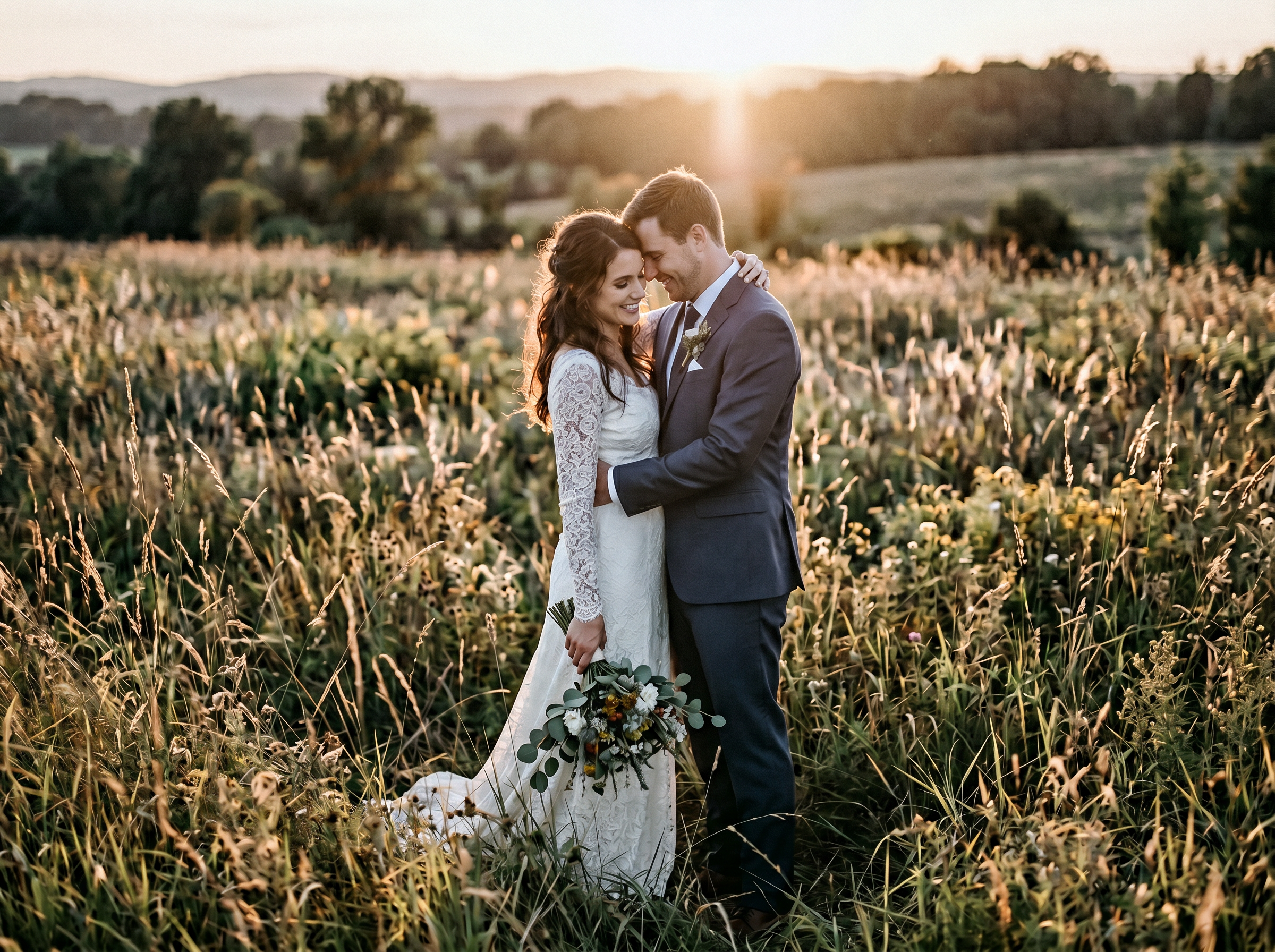 Before — unedited wedding photo