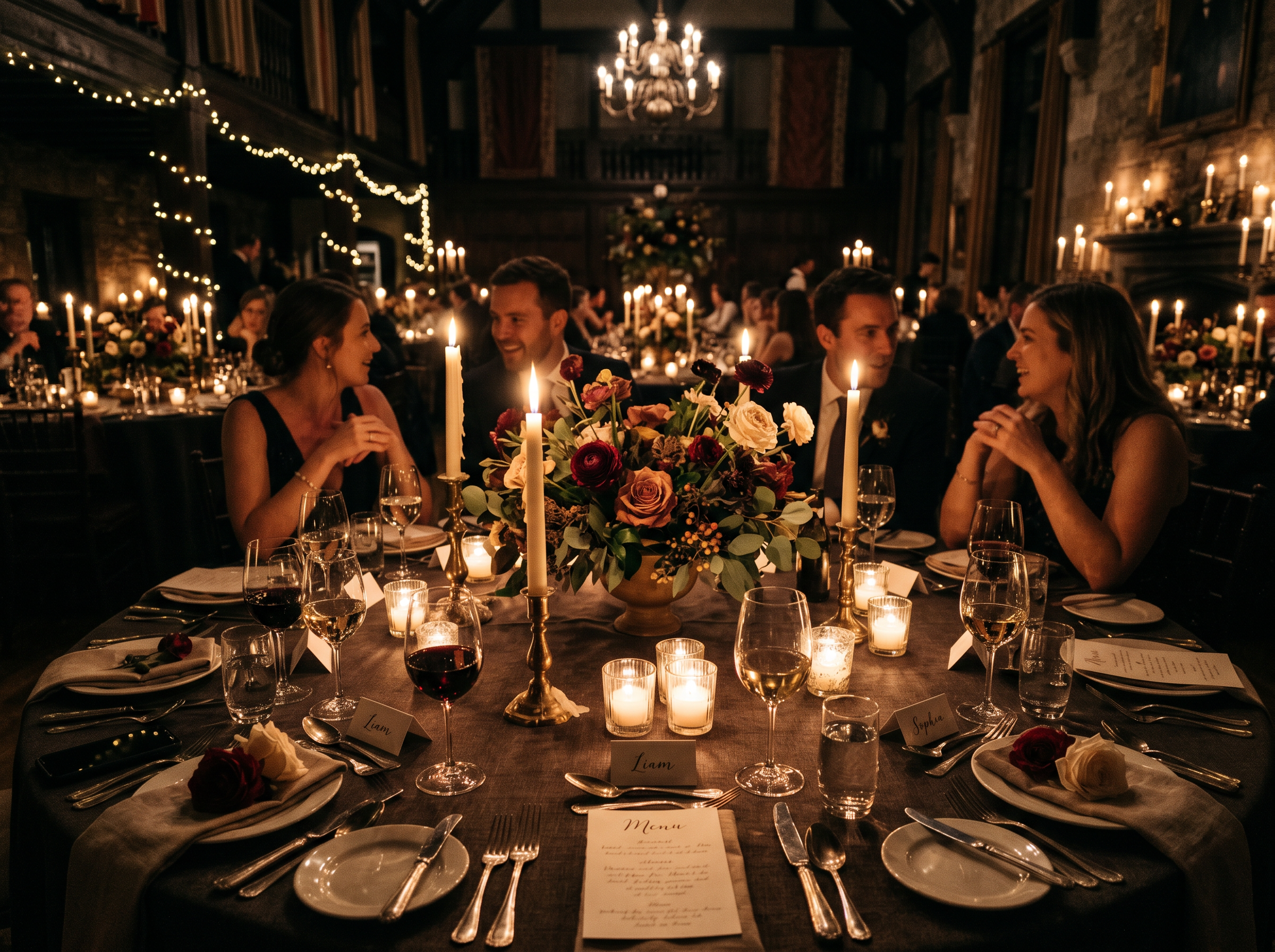Reception candle before preset applied
