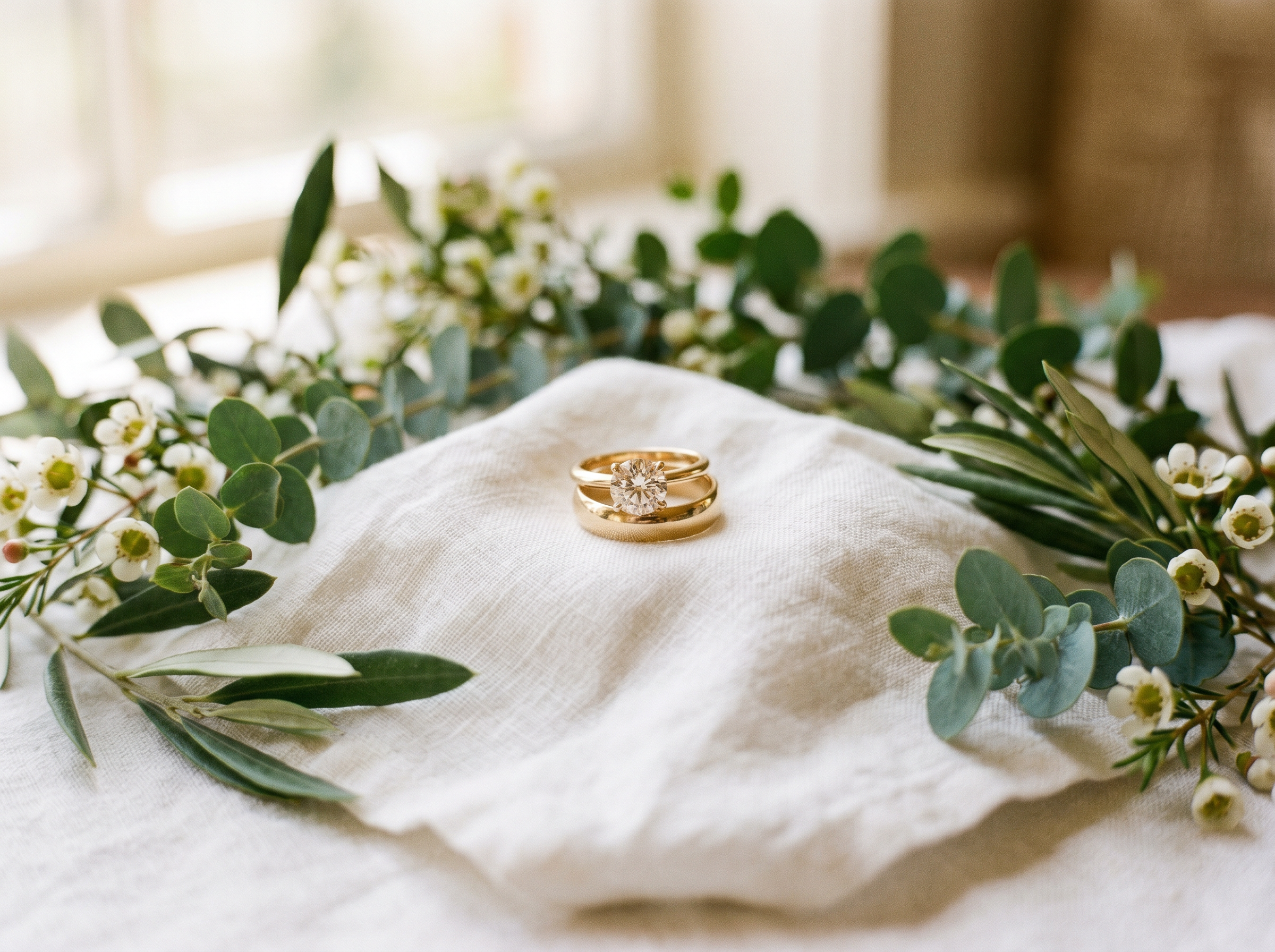 Ring detail after wedding lightroom presets applied