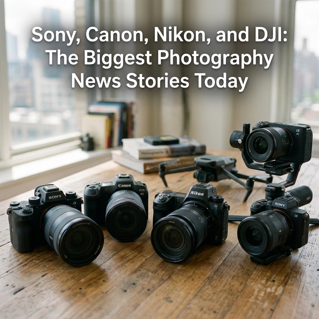 Sony, Canon, Nikon, and DJI: The Biggest Photography News Stories Today