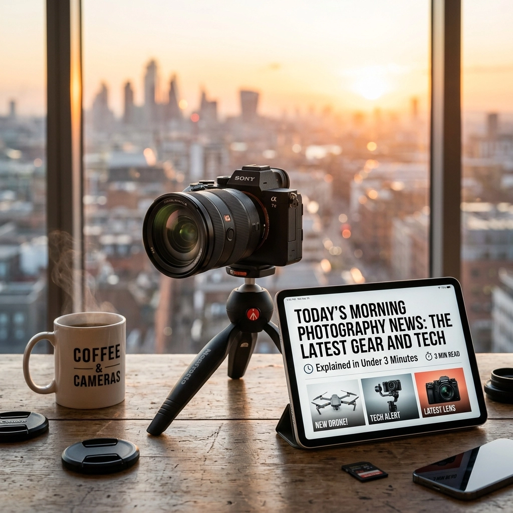Today’s Morning Photography News Explained in Under 3 Minutes: The Latest Gear and Tech