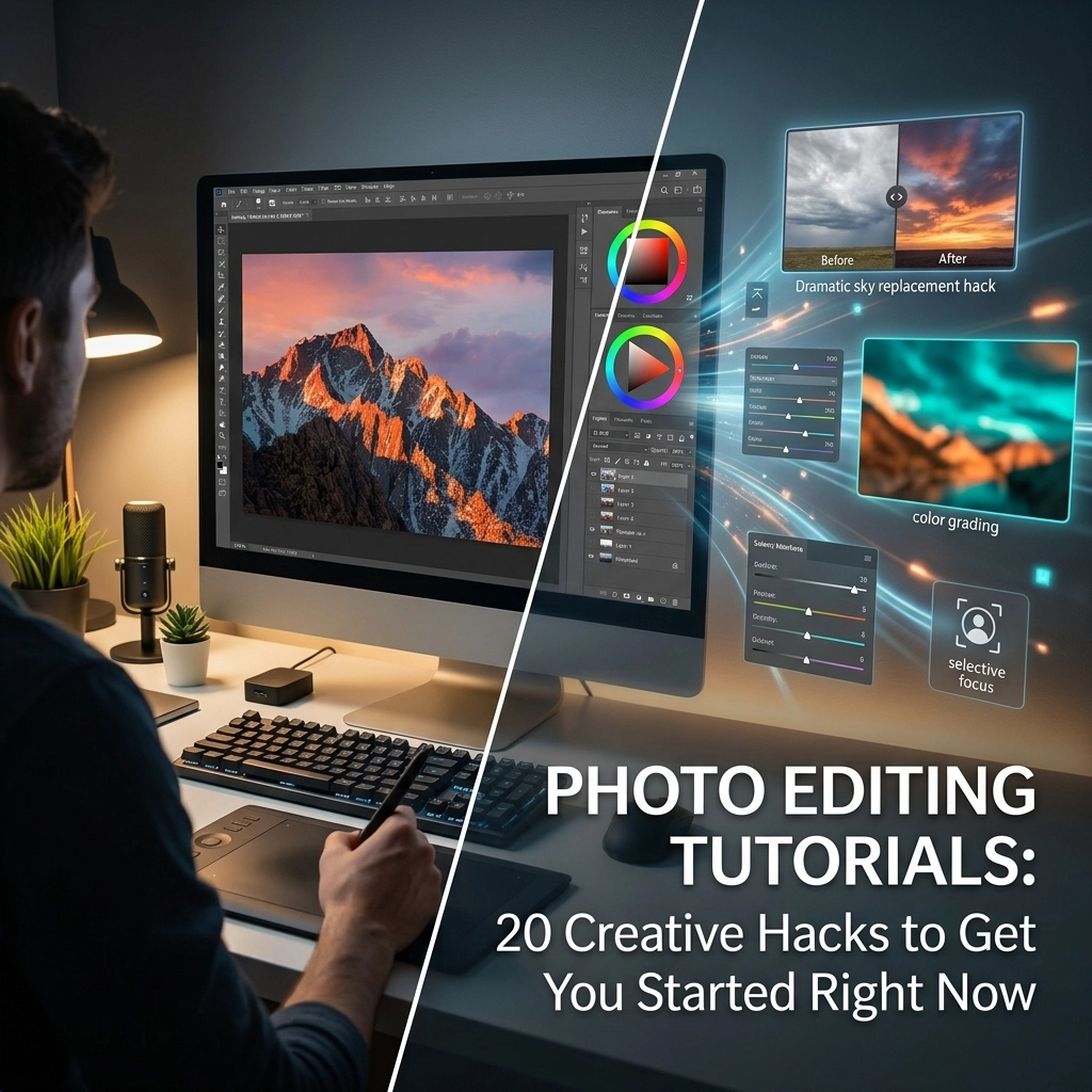 Photo Editing Tutorials: 20 Creative Hacks to Get You Started Right Now