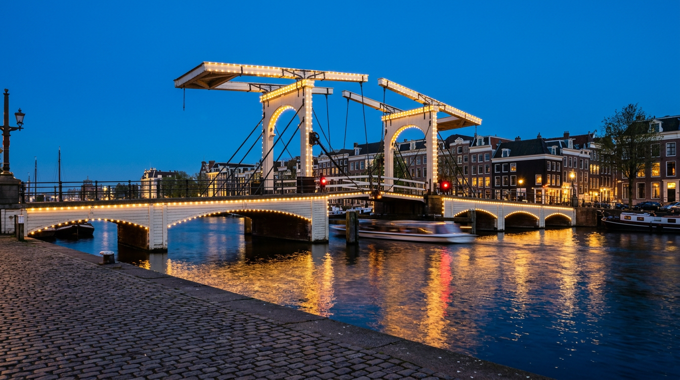 Magere Brug (Skinny Bridge) over Amstel — from the Amsterdam Photographer's Guide