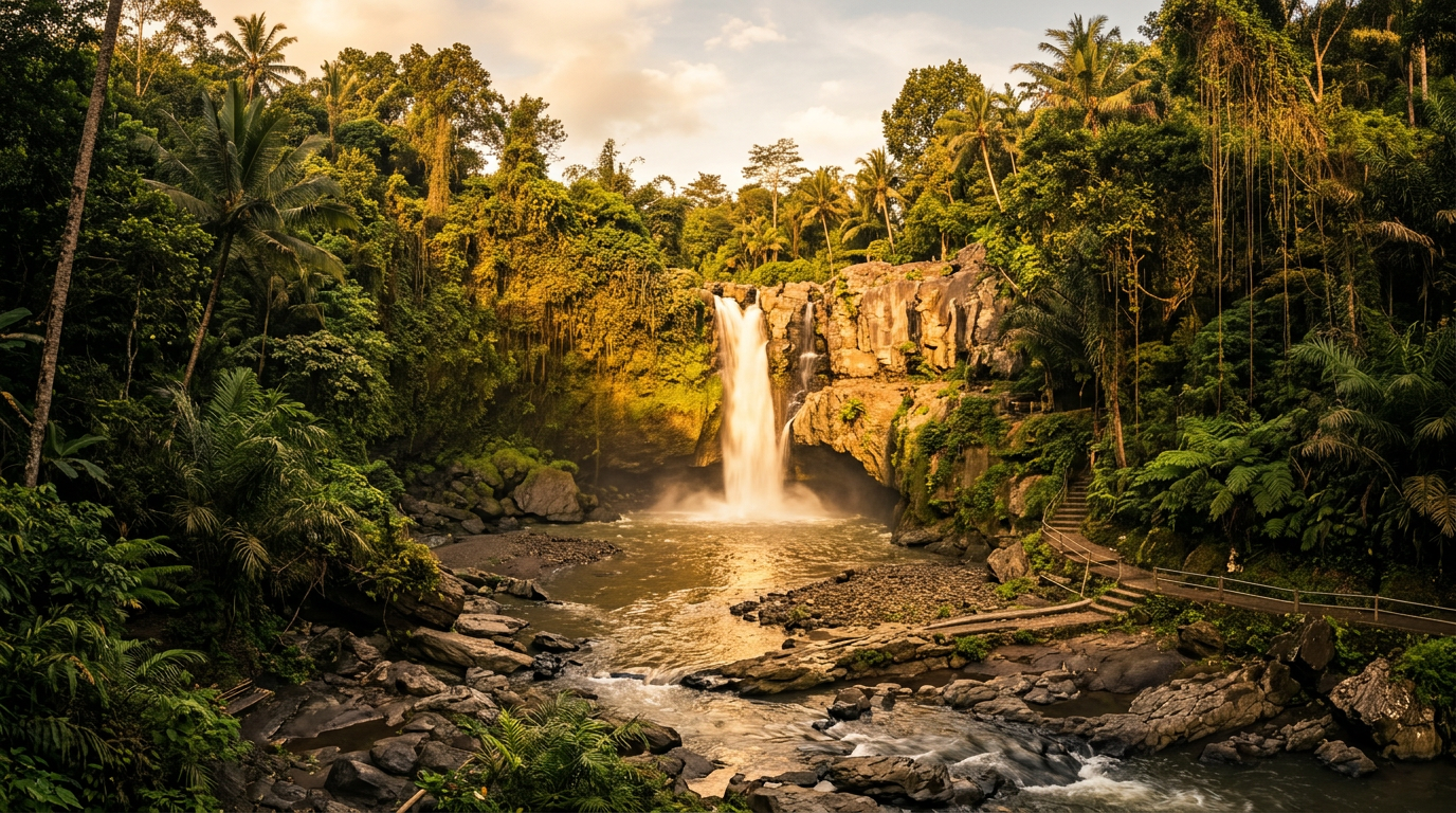 Tegenungan Waterfall Bali photography sample