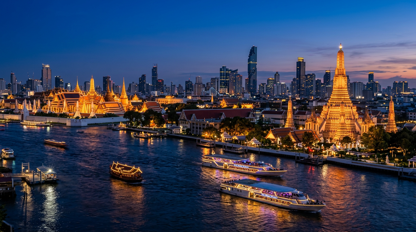 Chao Phraya River — Sunset Cruise and Riverfront Bangkok photography sample