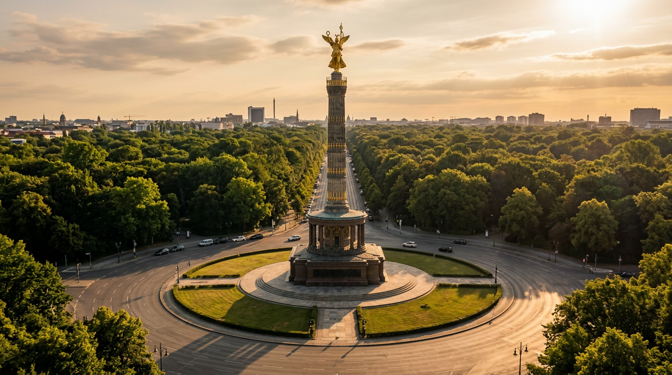 Tiergarten & Victory Column — Großer Stern Berlin photography sample