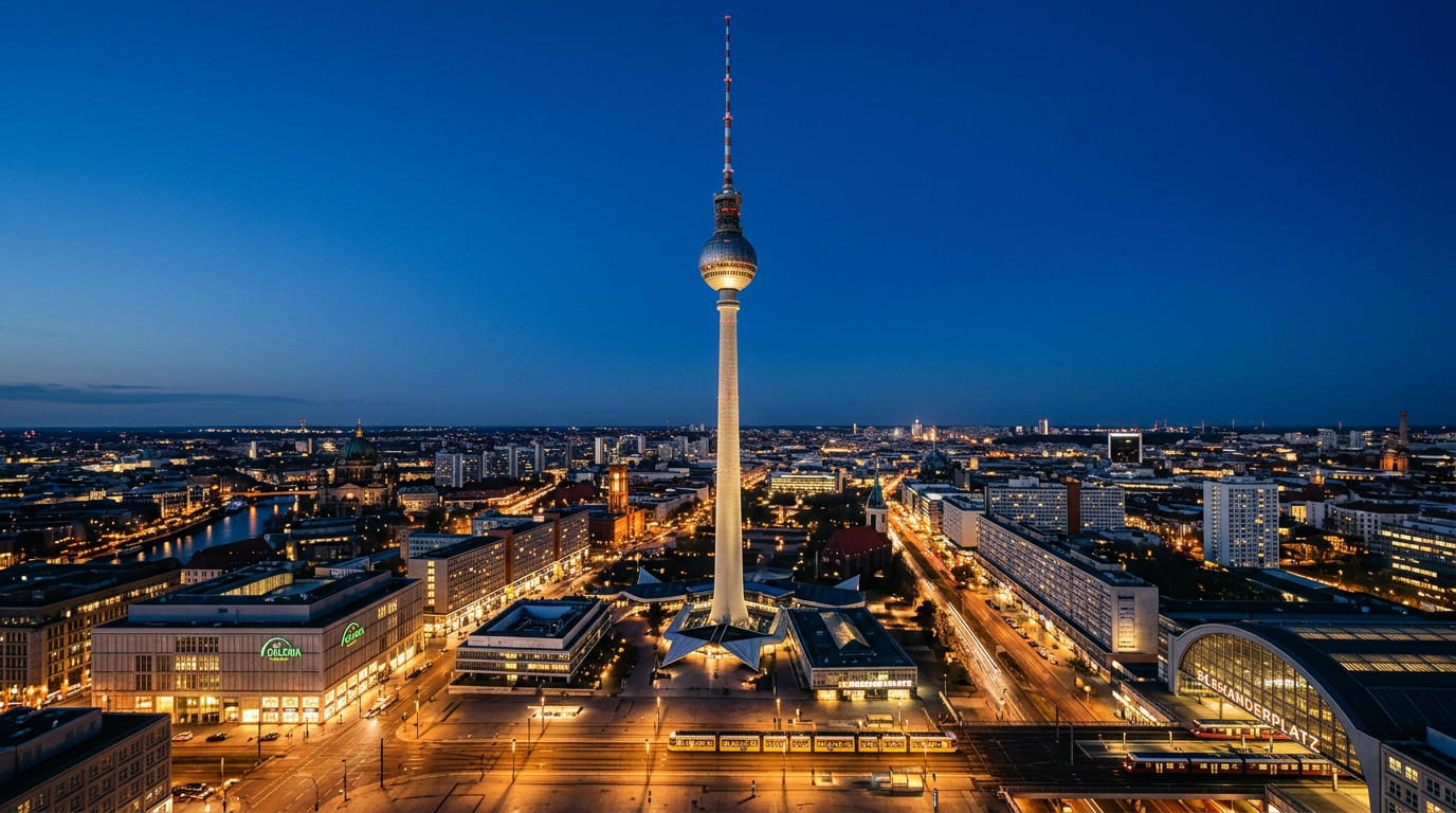 TV Tower — Alexanderplatz Perspectives Berlin photography sample