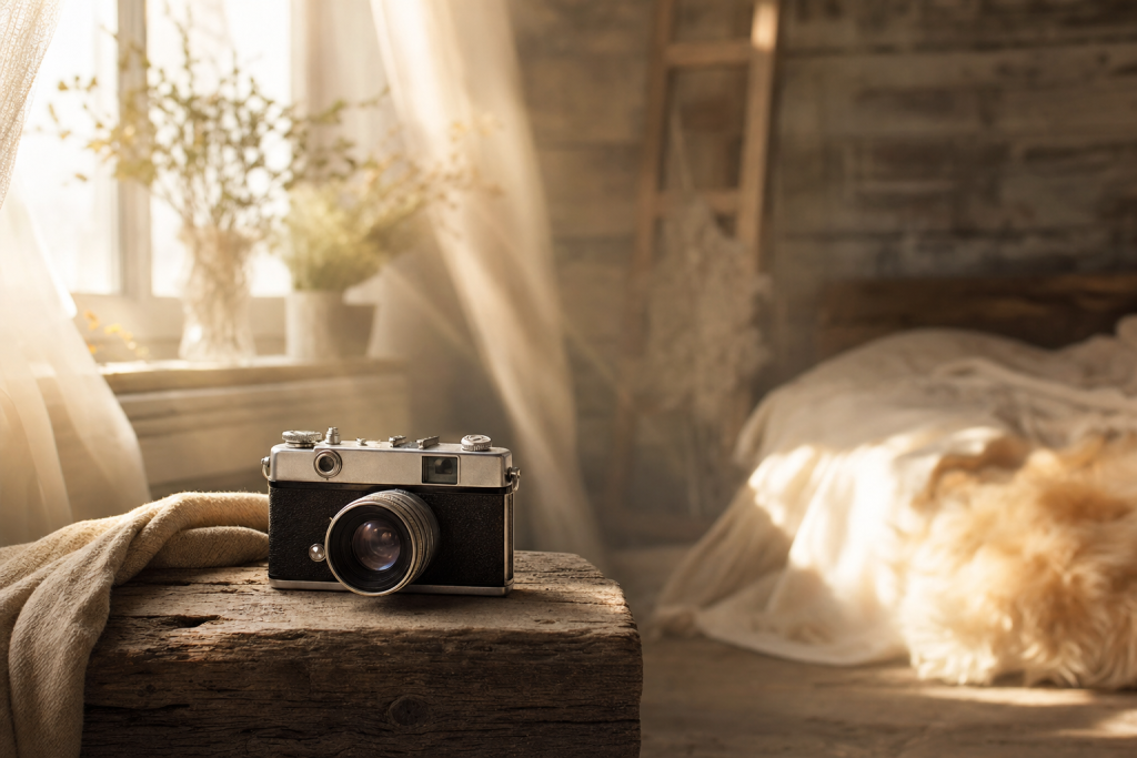 Atmospheric scene related to Best Camera for Newborn Photography in 2026, soft directional light