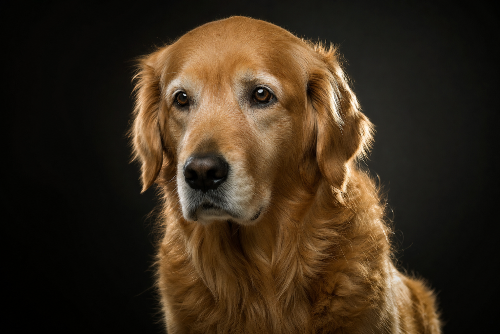 Studio-style portrait with single softbox key light, dramatic rim lighting, neutral background, photorealistic