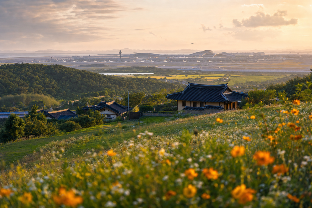 Atmospheric scene related to Best Photography Spots Near Incheon International Airport (ICN), soft directional light