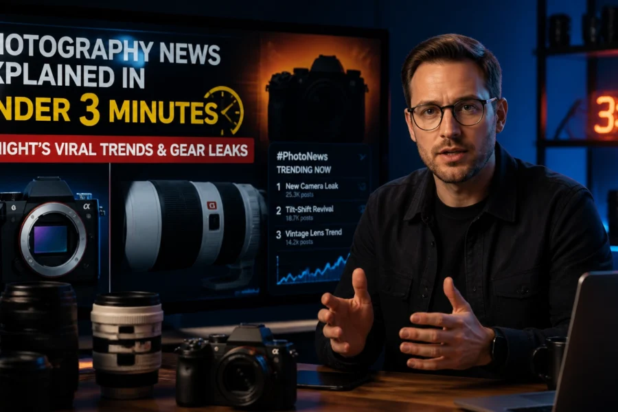 Photography News Explained in Under 3 Minutes: Tonight’s Viral Trends & Gear Leaks
