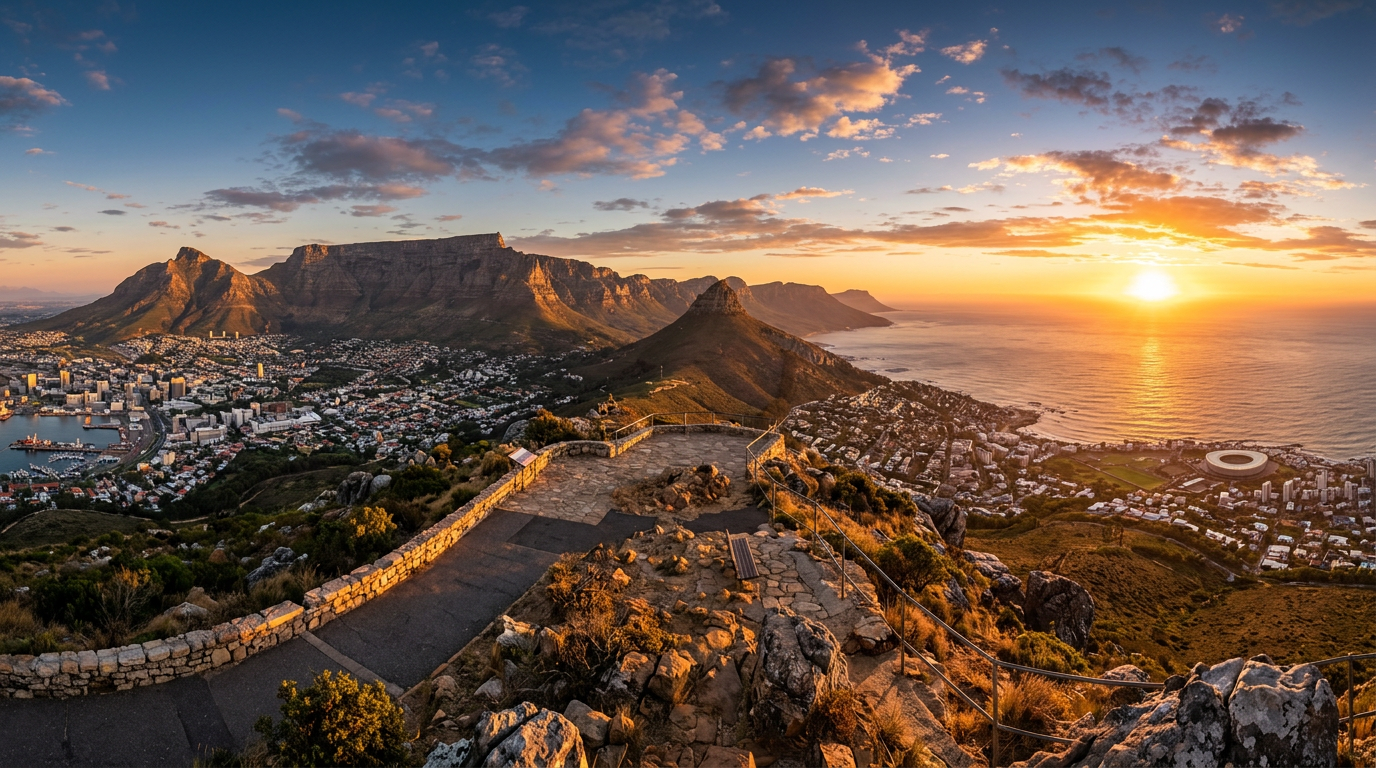 Signal Hill — Sunset Viewpoint Cape Town photography sample