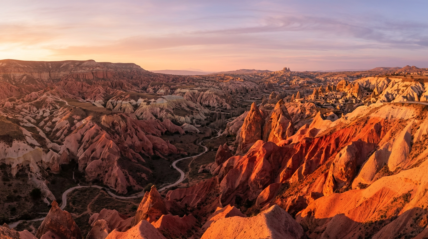 Red Valley & Rose Valley Sunset Hike (Kızılçukur / Güllüdere) Cappadocia photography sample