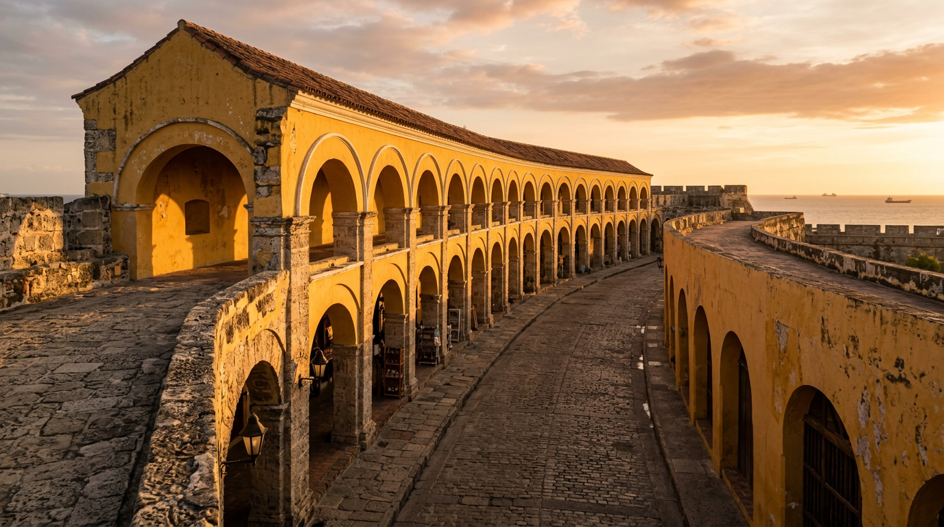 Las Bóvedas — The Vaulted Gallery Arcade Cartagena photography sample