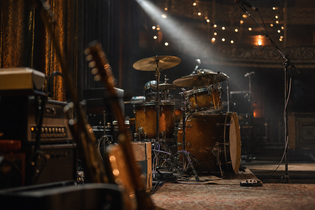 Atmospheric scene related to Best Camera Settings for Concerts Low Light, soft directional light