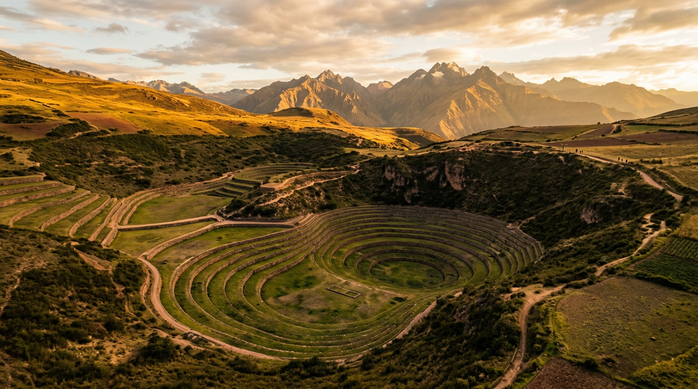 Moray — Circular Inca Terraces Cusco photography sample