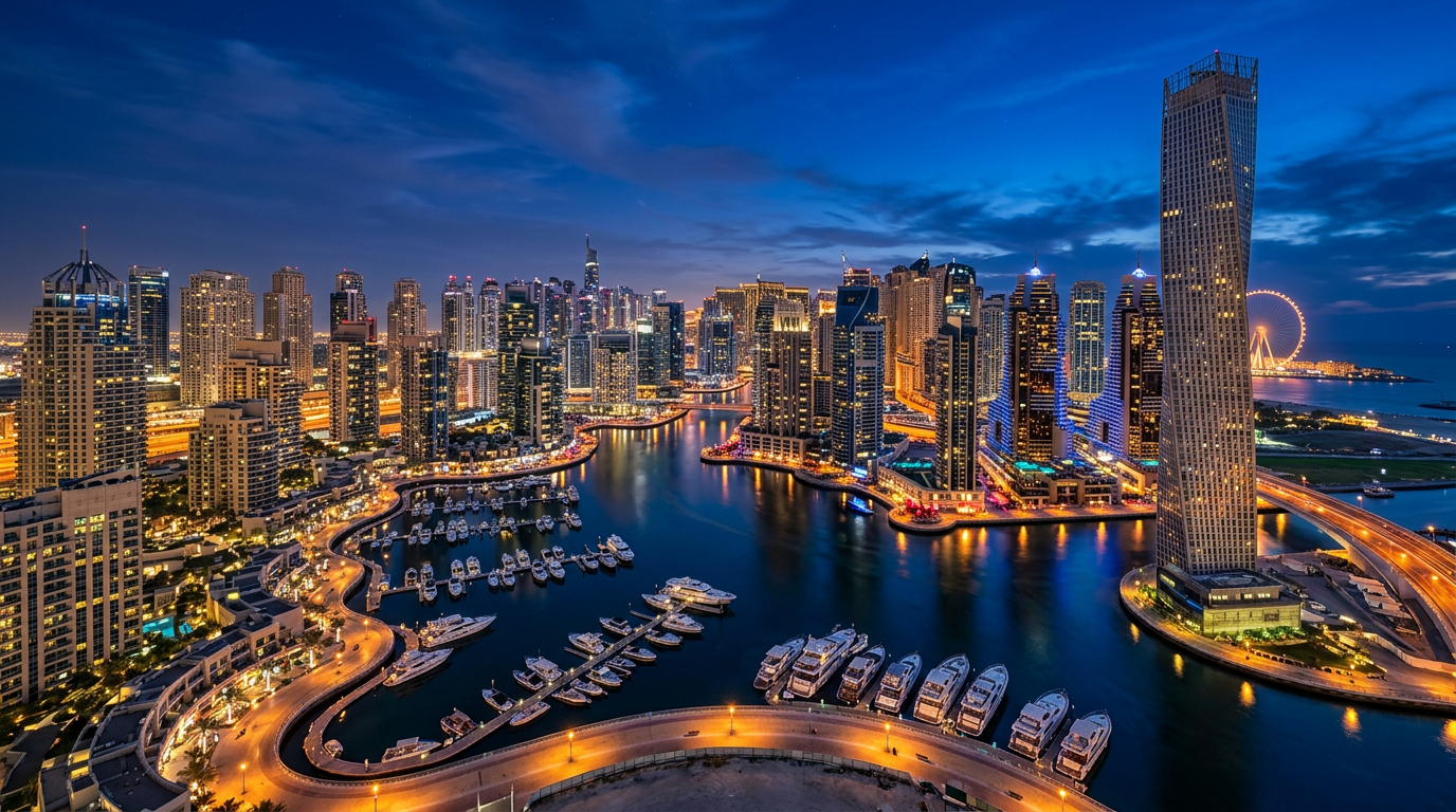 Dubai Marina + JBR (Jumeirah Beach Residence) Dubai photography sample
