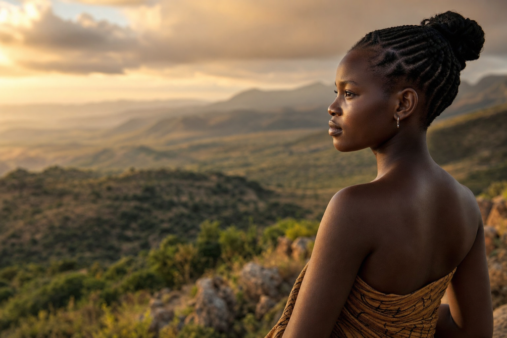 Detail-rich photograph related to How to edit dark skin tones in Lightroom correctly Guide, late golden hour light