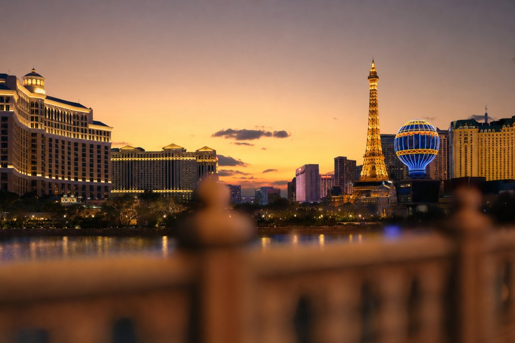 Atmospheric scene related to How to Photograph Las Vegas Strip, soft directional light